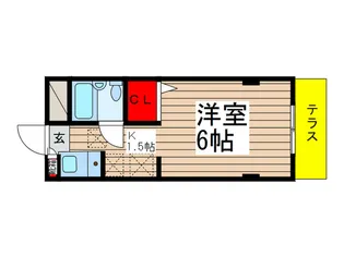 フェリックスドモス【1階】の間取り