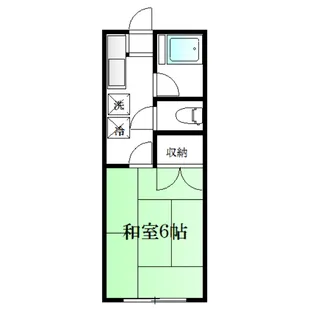 コーポ千葉D棟【2階】の間取り