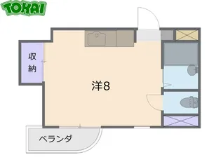 セントラルMカレッジ【2階】の間取り