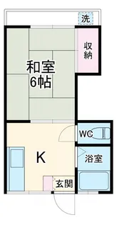 メゾン弥生【2階】の間取り