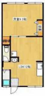 ハイム藤【2階】の間取り