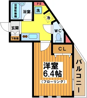東京都渋谷区笹塚1【マンション】の間取り