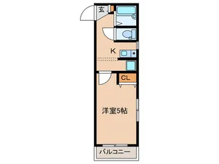 グレイスメゾン東林間【1階】の間取り