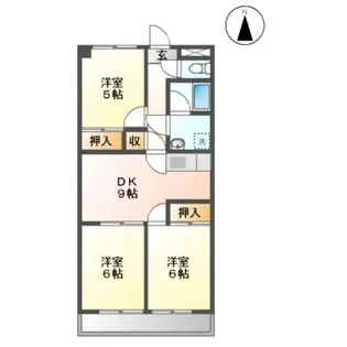 スパジオ665【3階】の間取り