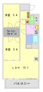 グラナート【2階】の間取り