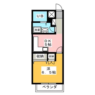 コーポ明花【3階】の間取り