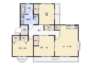 文京町ハイツ【1階】の間取り