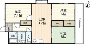 プリンスビル【1階】の間取り