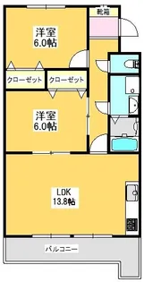 宮地マンション【2階】の間取り