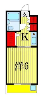 GARDEN COURT FUNABASHI【3階】の間取り