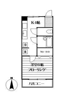 さかえマンション【3階】の間取り