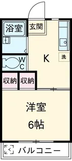 シシンハイツ【2階】の間取り