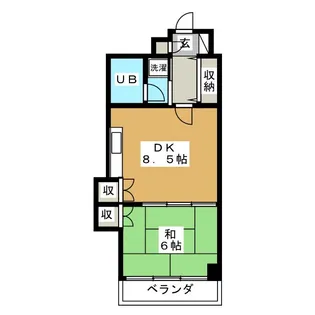NKコーポ【4階】の間取り