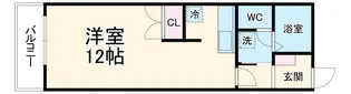 田畑ハイツ上ノ段【3階】の間取り