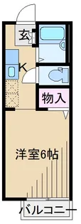 神奈川県横浜市港北区大倉山3【アパート】の間取り