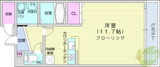 プレーヌ・フルサワ【3階】の間取り