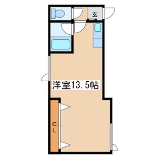 ノースキャピタルA【1階】の間取り