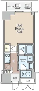 クレストコート堂島【5階】の間取り