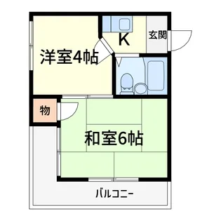 春日アバンティ【3階】の間取り