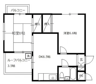 マンションフロール1【3階】の間取り