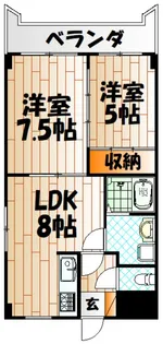 ロイヤルエレガンス【13階】の間取り