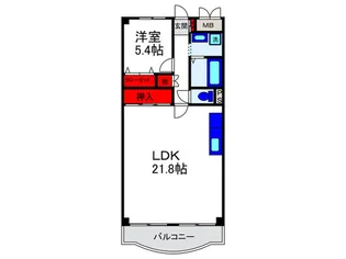 サンフラッツ南桜塚の間取り