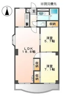 パスタ【2階】の間取り