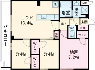 S-RESIDENCE富士見ヶ丘afford【3階】の間取り