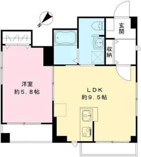 東京都渋谷区上原2【マンション】の間取り