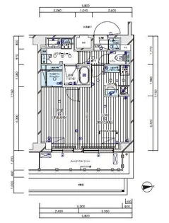 メインステージ入谷V【6階】の間取り