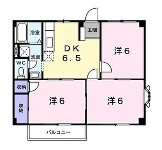 カーム小川【2階】の間取り