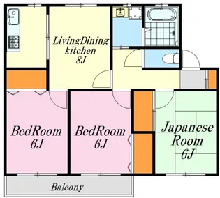アルカディア高井【1階】の間取り