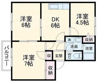 プレシールTII【2階】の間取り