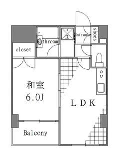 東京都台東区松が谷2【マンション】の間取り