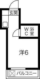 シャトー京橋【4階】の間取り