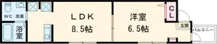 メルディア梅島IV【1階】の間取り