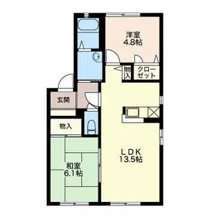 Court Azelia D【1階】の間取り