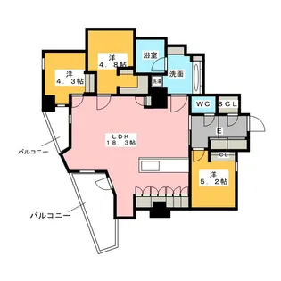 MOTHER【7階】の間取り