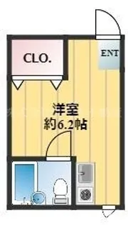 塩家アパート【2階】の間取り