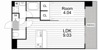 大阪府大阪市旭区高殿6【マンション】の間取り