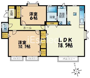 パソウロ【2階】の間取り