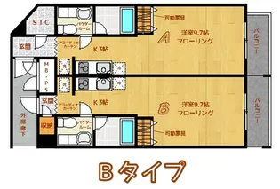 サンガーデン北柏【1階】の間取り