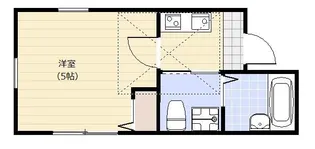 1Kの間取り画像