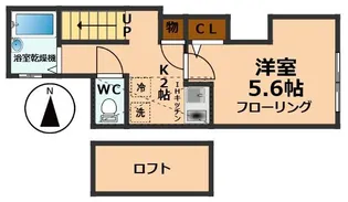 東京都杉並区永福2【アパート】の間取り