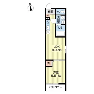 立川セイワレジデンスII【3階】の間取り