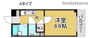 ル・パピヨン【9階】の間取り