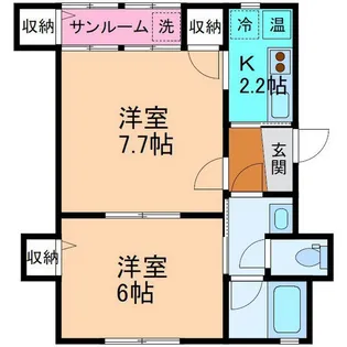グラン・ドルチェ【2階】の間取り