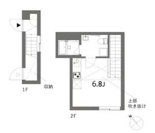 東京都港区高輪1【マンション】の間取り