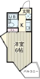 リバティホワイト【2階】の間取り