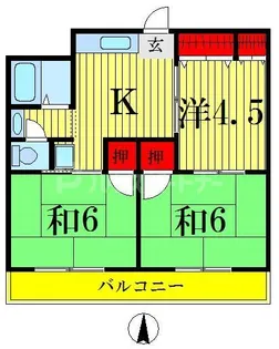 メゾンK【1階】の間取り